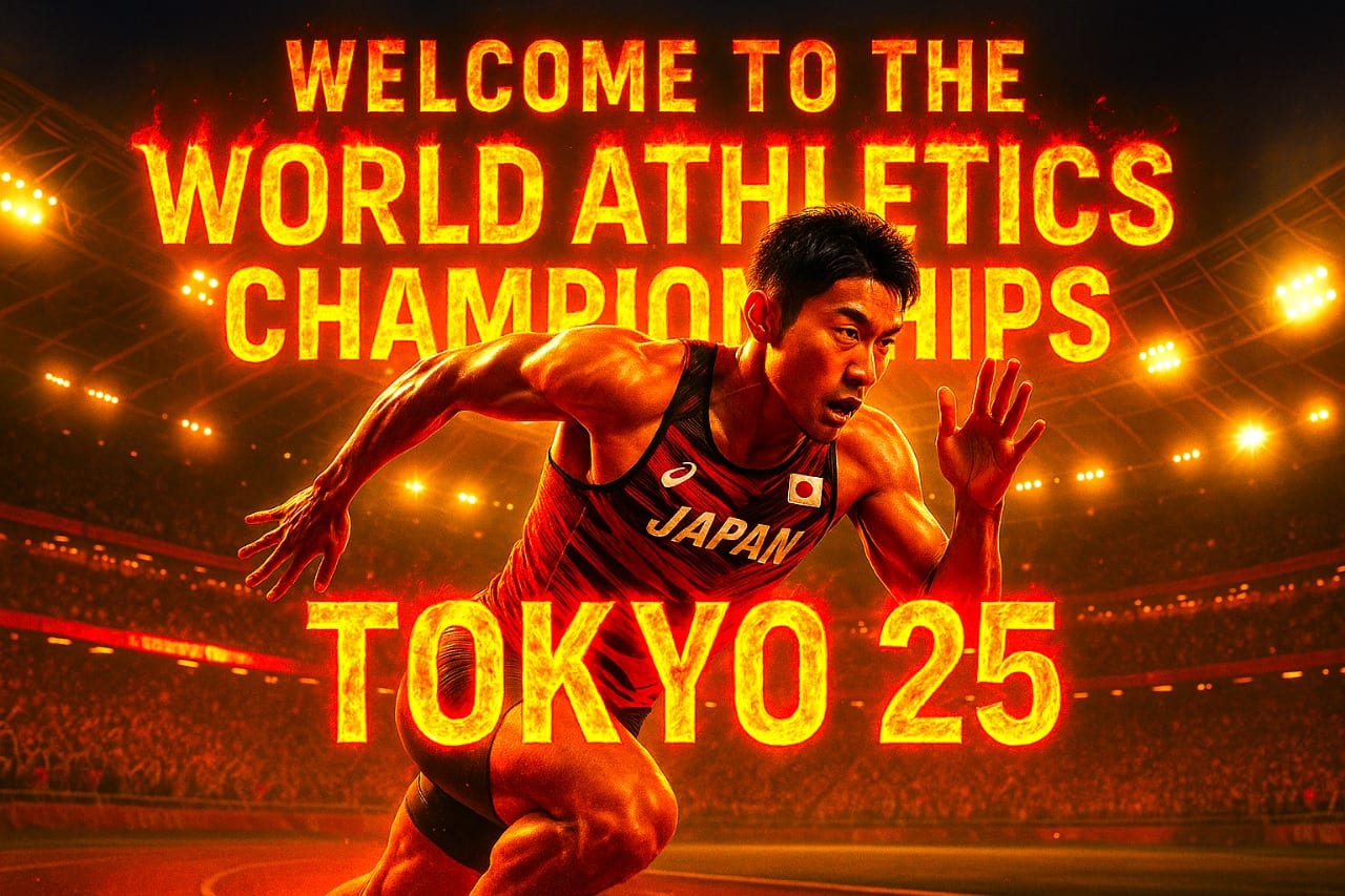 Athletics competition taking place at Japan National Stadium during the World Athletics Championships Tokyo 2025.
